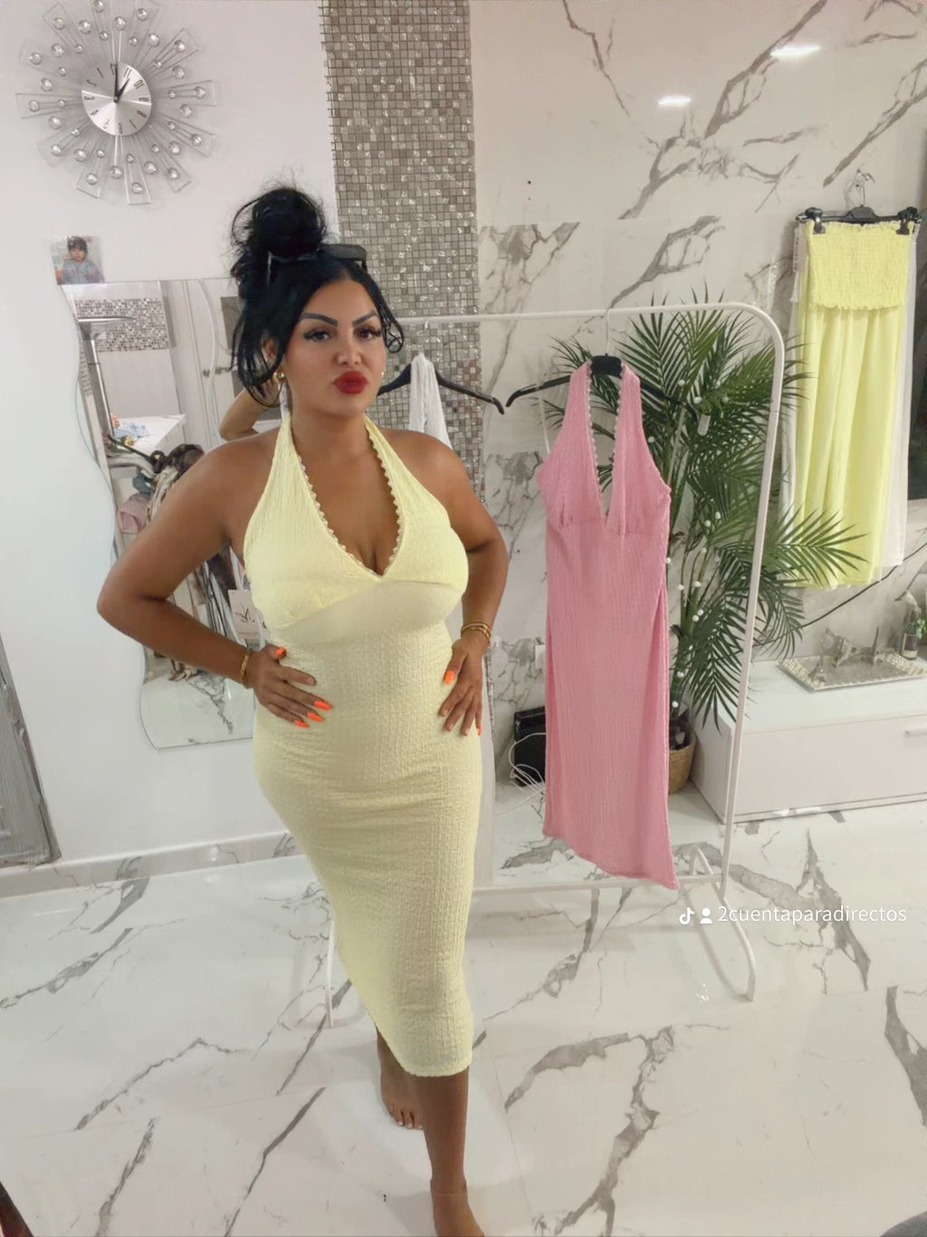 Vestido blonda, suave