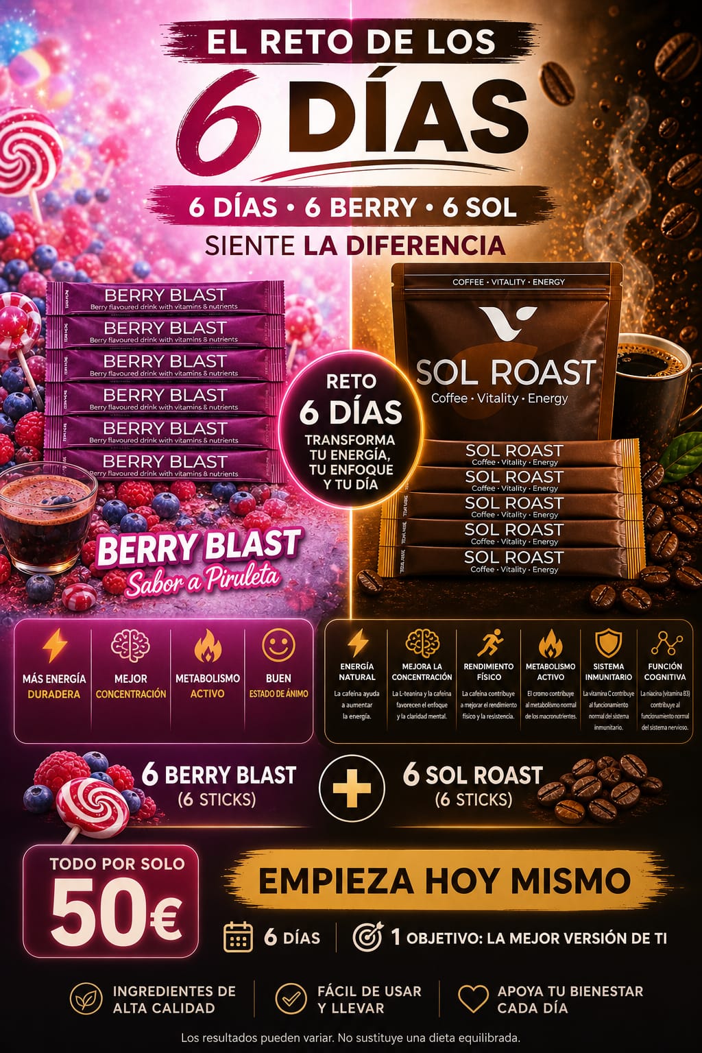RETO DE LOS 6 DÍAS